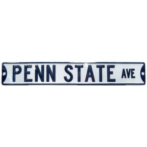 Penn State Ave metal street sign